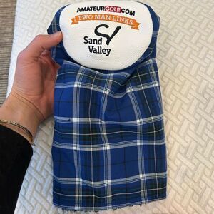Sand Valley Plaid Golf Club cover